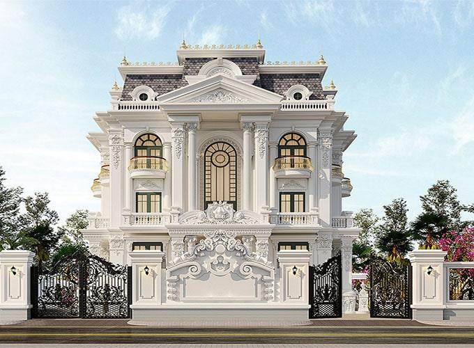 Cổng biệt thự pháp cổ - Đỉnh cao kiến trúc phương tây xưa
